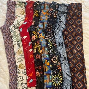LuLaRoe Size 4/5 Girls Legging Bundle